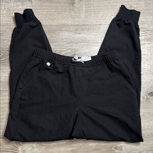 Figs Black Technical Jogger Pants